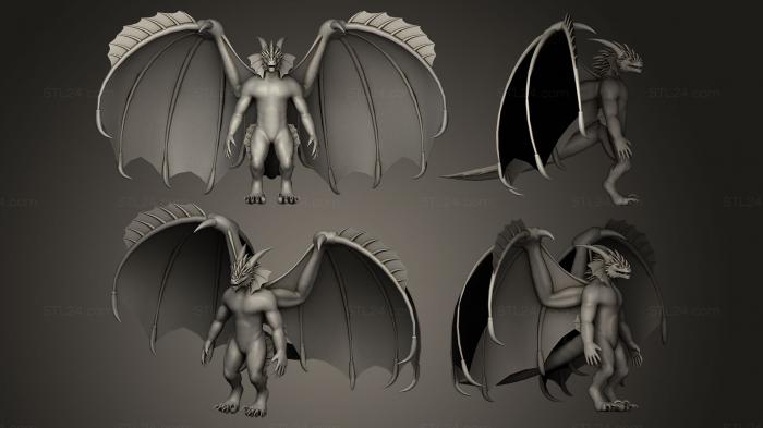 Figurines heroes, monsters and demons (Ixen, STKM_0244) 3D models for cnc